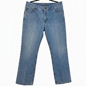 Riders by Lee Size 16P Petite Straight Leg Jeans Light Wash